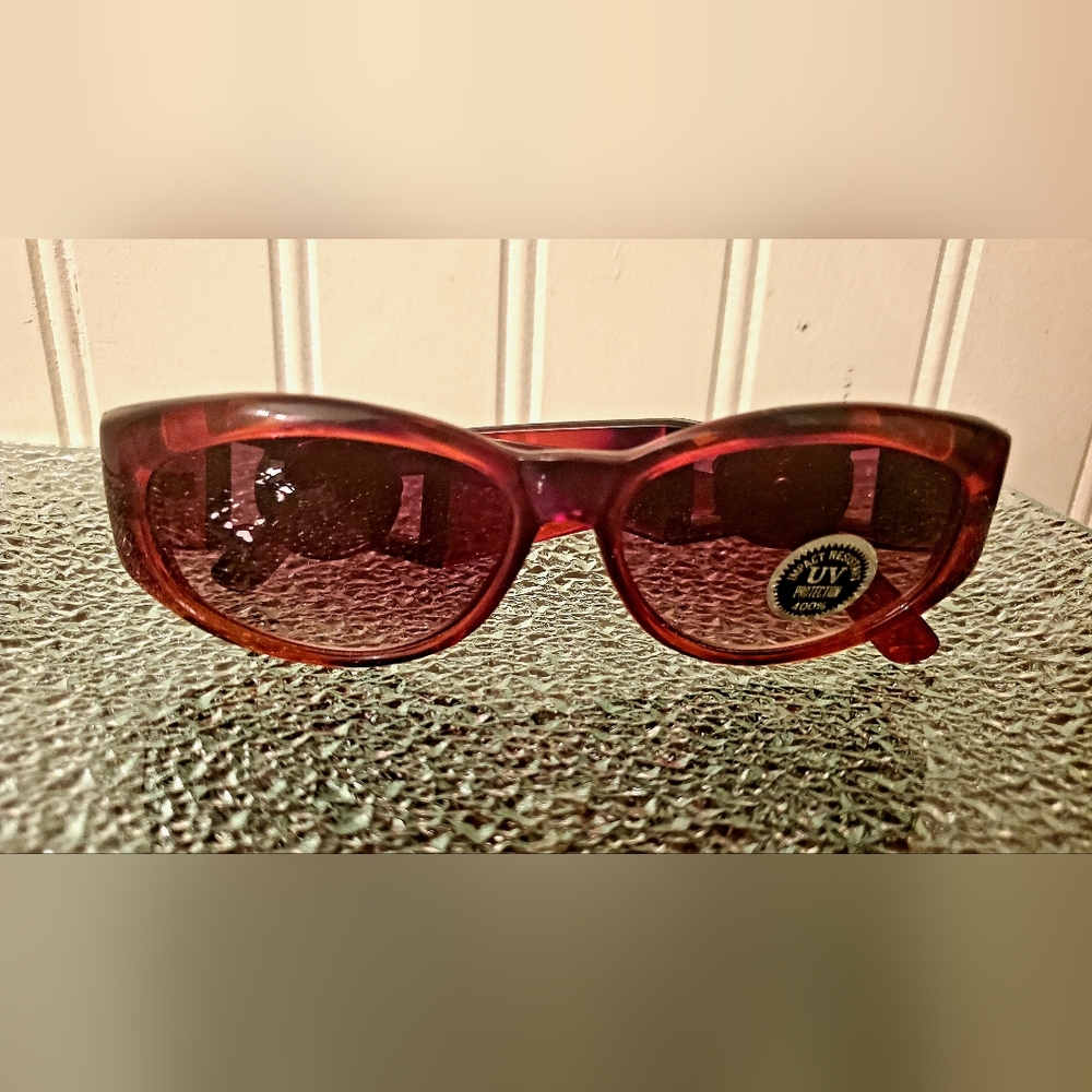 Vtg Tortishell East Coast Rectangular Sunnies